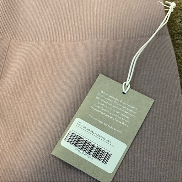 EVERLANE The Seamless Leggings Dusty Lavender NWT - Picture 6 of 7